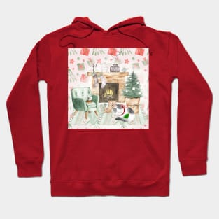 Cozy Home, Cozy Christmas, Cozy Cats Hoodie